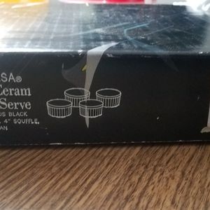 Mikasa Ultra Ceram Bake & Serve Opus Black Souffle